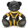 The Red Ours en cuir Bendy The Bdsm Teddy Bear Jaune
